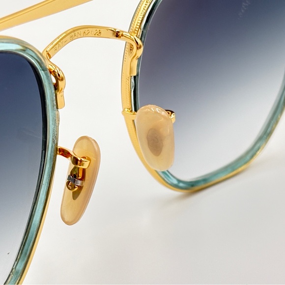 Ray-Ban Marshal II Aviator Sunglasses RB3648 Arista w/ Gradient Blue Lens 52mm - Picture 6 of 13